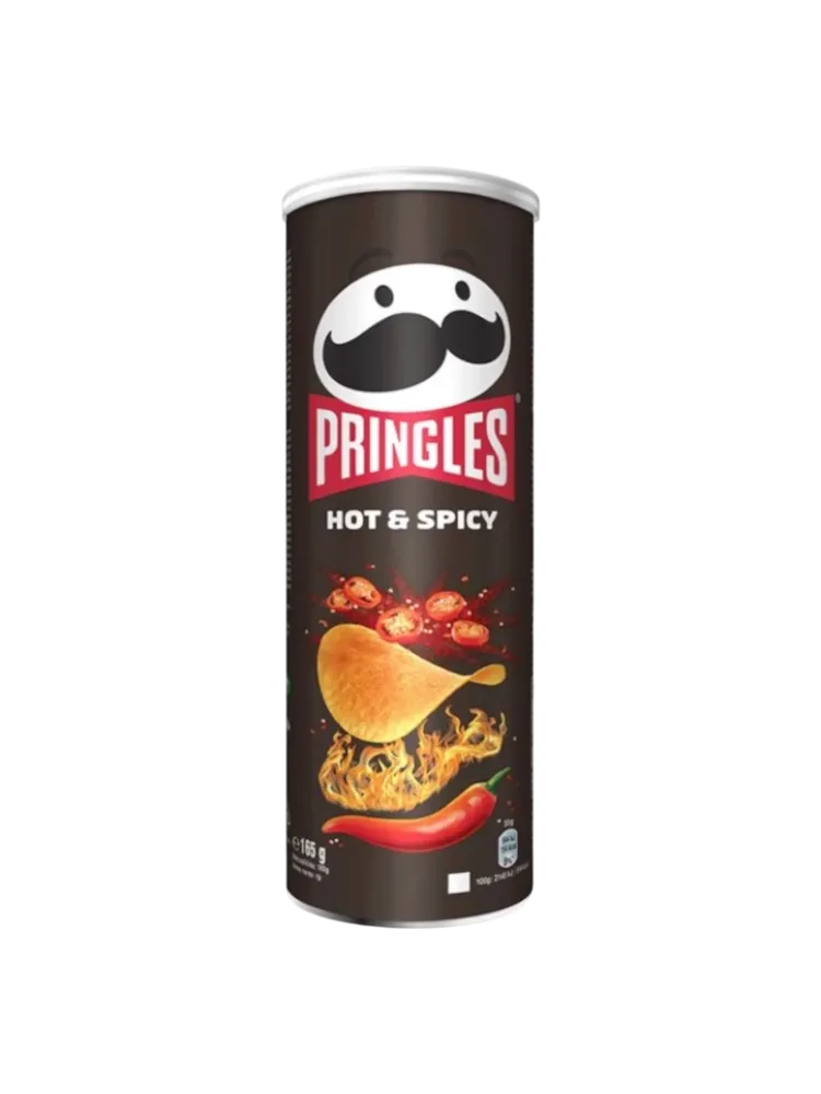 Картоф чипсы Pringles Hot & Spicy со вкусом острого перца